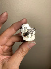 Load image into Gallery viewer, Cluster Ring - Aloe Variscite, Opal & Turquoise (size 9.5)