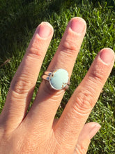 Load image into Gallery viewer, Creamy Aloe Round Ring - size 10