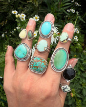 Load image into Gallery viewer, Aloe Variscite &amp; Sky Song Turquoise Double Ring - size 5.5/6