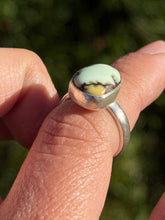 Load image into Gallery viewer, Simple Aloe Variscite Ring - size 6
