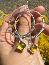Load image into Gallery viewer, Beaded Mary Hoops - Mexican Amber