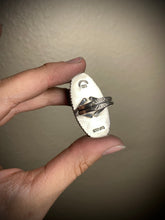 Load image into Gallery viewer, Seafoam Green Saguaro Variscite Statement Ring - size 8