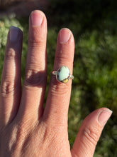 Load image into Gallery viewer, Simple Aloe Variscite Ring - size 6