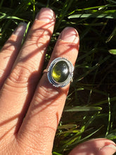 Load image into Gallery viewer, Moldavite Ring—size 6.25