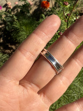 Load image into Gallery viewer, Earthy Aloe Variscite Wide Band Ring — size 9.5 (fits like 9/9.5)