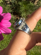 Load image into Gallery viewer, Sonoran Gold Turquoise Wide Band Ring - size 6.5 (fits like 6)