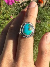 Load image into Gallery viewer, Sonoran Gold Turquoise Wide Band Ring - size 6.5 (fits like 6)