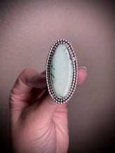 Load image into Gallery viewer, Seafoam Green Saguaro Variscite Statement Ring - size 8