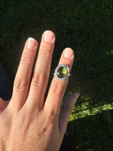 Load image into Gallery viewer, Moldavite Ring—size 6.25