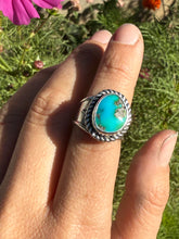 Load image into Gallery viewer, Sonoran Gold Turquoise Wide Band Ring - size 6.5 (fits like 6)