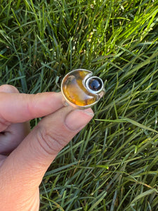 Eclipse Ring - Black Onyx (size 9.5)  *DISCOUNTED*