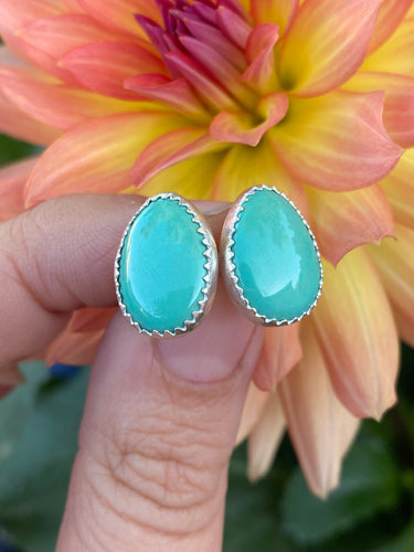 Green Turquoise Studs