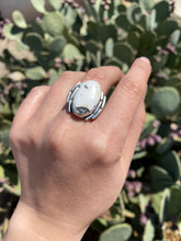 Load image into Gallery viewer, Framed White Buffalo Ring—Size 9