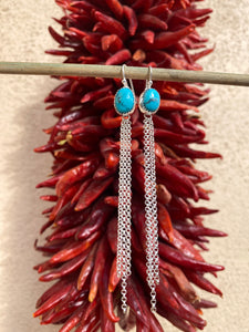 Triple Chain Dangles—Blue Moon Turquiose