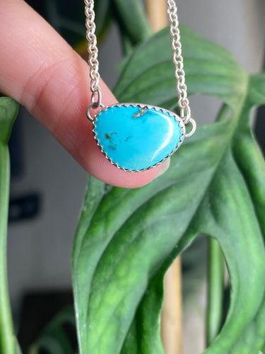 Baby Blue Royston Turquoise Choker Necklace