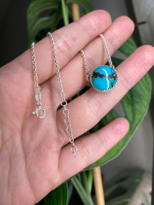Black Matrix Hubei Turquoise Choker Necklace