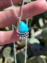 Load image into Gallery viewer, Blue Moon Turquoise Necklace