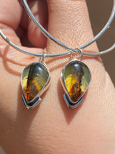 Load image into Gallery viewer, Glowy Mexican Amber Hoops