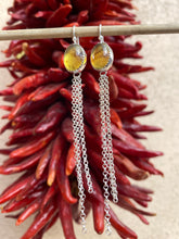 Load image into Gallery viewer, Triple Chain Dangles—Chiapas Amber