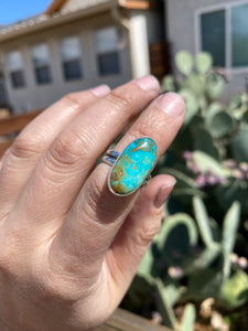 Simple Sky Song Turquoise Ring—Size 5