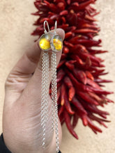 Load image into Gallery viewer, Triple Chain Dangles—Chiapas Amber