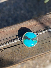 Load image into Gallery viewer, Black Matrix Hubei Turquoise Choker Necklace