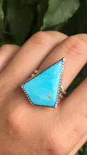 Load image into Gallery viewer, Kingman turquoise kite ring - size 10