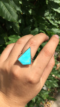 Load image into Gallery viewer, Kingman turquoise kite ring - size 10
