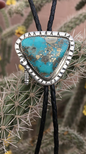 Campitos turquoise Rattlesnake Bolo