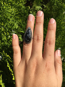 Picasso jasper ring - size 5