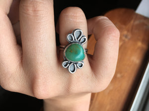 Royston turquoise loops ring