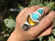 Load image into Gallery viewer, Desert Bloom statement ring - size 8