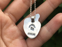 Load image into Gallery viewer, Howl pendant - Sky song turquoise triangle