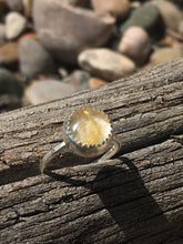 Load image into Gallery viewer, Rutilated quartz stacker ring set - size 5