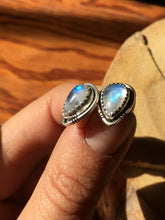 Load image into Gallery viewer, Moonstone Stud Earrings
