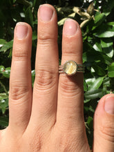 Load image into Gallery viewer, Rutilated quartz stacker ring set - size 5