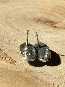 Light blue Campitos Turquoise Stud Earrings