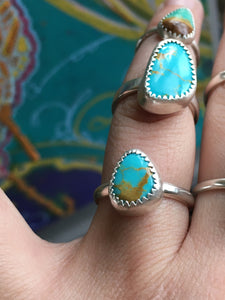 Royston turquoise everyday ring - size 7