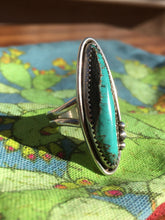 Load image into Gallery viewer, Cloud Mountain turquoise ring - size 7
