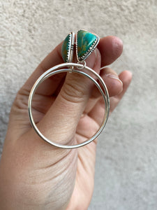 Sonoran Turquoise Medium Hoops