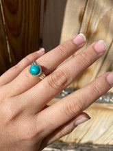 Load image into Gallery viewer, Cloud Mountain turquoise stacker ring set - size 6