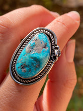 Load image into Gallery viewer, Old Stock Kingman Turquoise Scorpion Ring — size 6 3/4