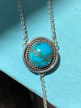 Load image into Gallery viewer, High Grade Royston Turquoise with Opal Lariat Necklace