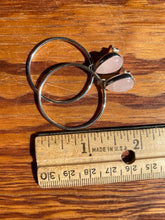 Load image into Gallery viewer, Mini Rose Quartz Post Hoops