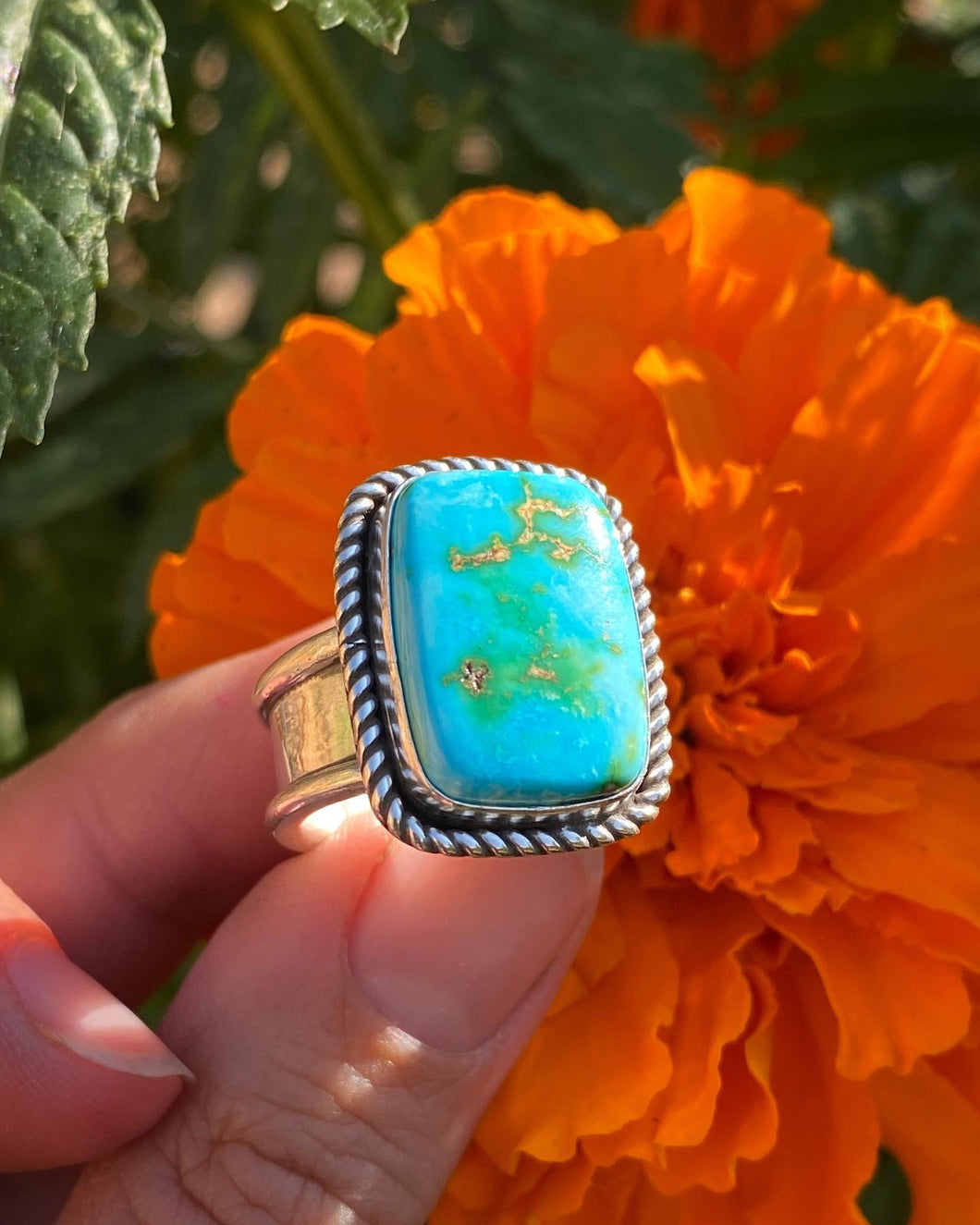 Sonoran Gold New Mex Ring — size 7 (fits like 6/6.5)