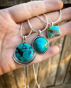 Gumdrop Royston Turquoise Necklace