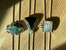 Load image into Gallery viewer, Aloe Variscite Diamond Chain Bolo Necklace