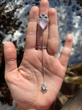 Load image into Gallery viewer, Amethyst Kite with Moonstone Lariat Necklace (A)