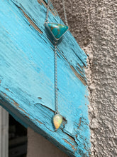 Load image into Gallery viewer, Kingman Turquiose with Opal Lariat Necklace