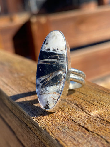 Simple White Buffalo Everyday Ring - Size 6 1/2 (fits like 6)